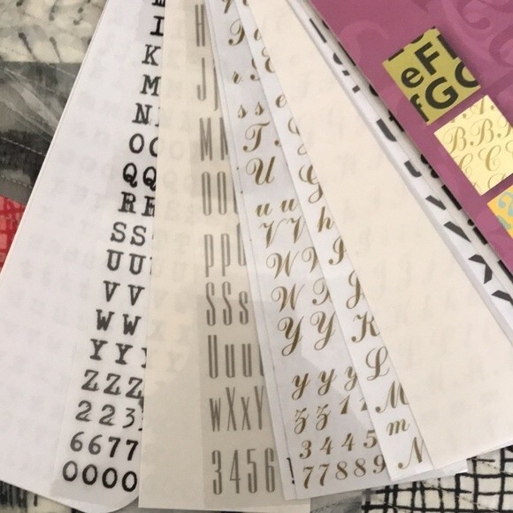 Rub On Transfers To Go Alphabets K&Company NWT - Picture 8 of 10